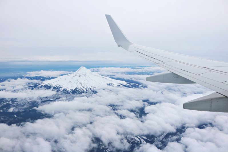 Le ali di un aereo