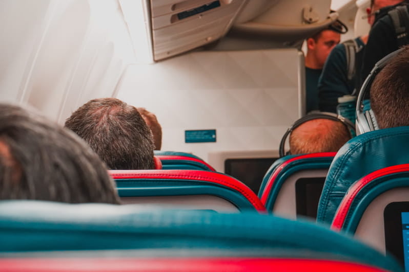 Interni di un aereo